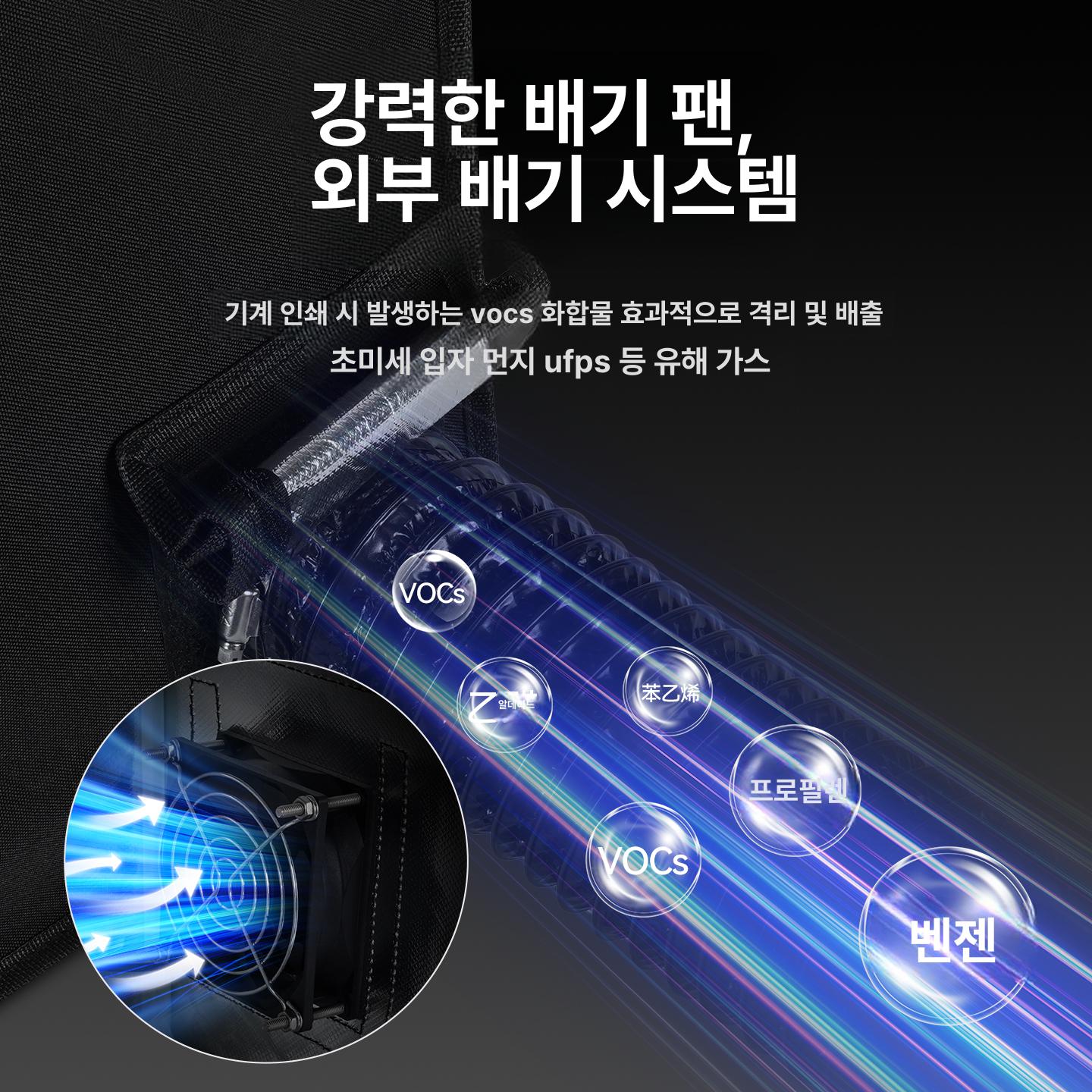 3d프린터 챔버 덮개 보호 방지 차폐 케이스 이물질 상자 보관함 환풍기 차단 - 상세 이미지 4