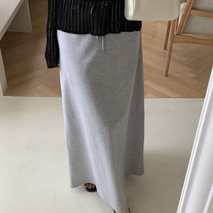 4888 맥시 밴딩 a라인 롱 스커트 치마 데일리 봄 여름 착용 후기 | 사이즈/핏 총정리 - 상품 이미지 2