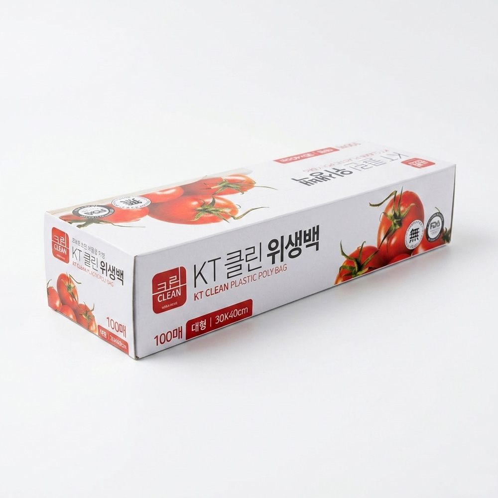 클린 위생백 일회용 비닐봉투 30x40cm, 100매, 5개 - 상세 이미지 3