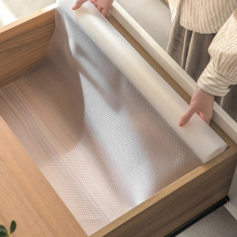 투명 60x150cm 매트 주방 식탁 잘라쓰는 방수 키친 선반 논슬립 테이블 미끄럼방지 - 상품 이미지