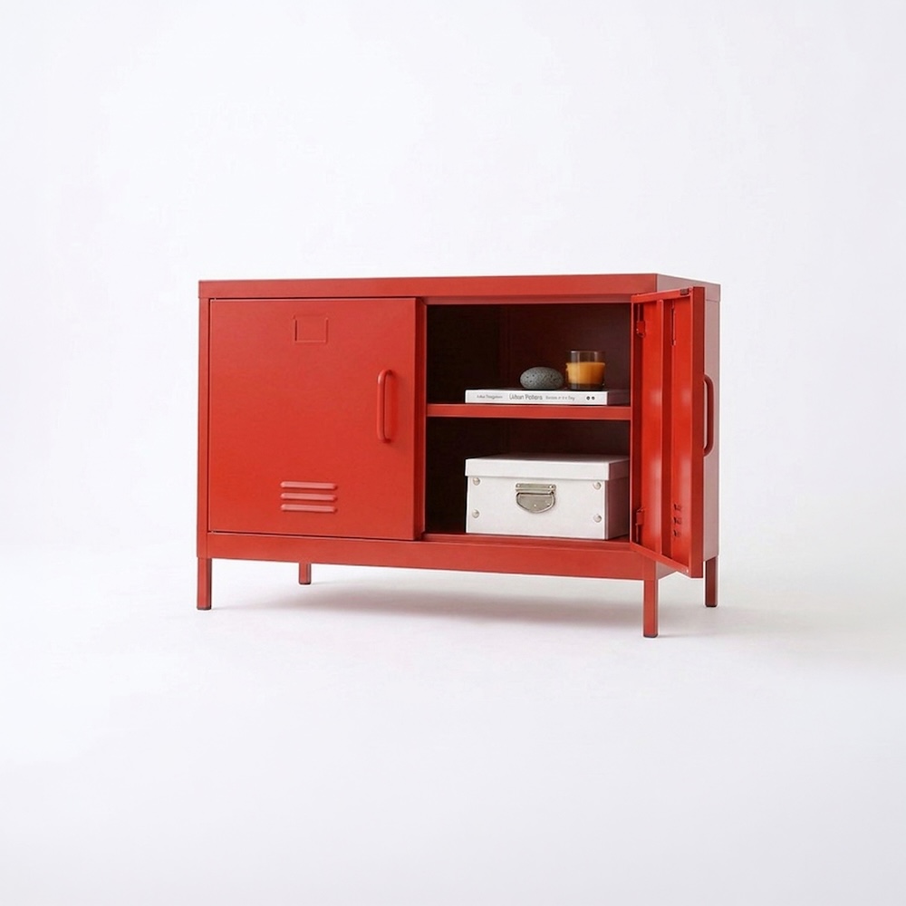 MKB 캐비넷 2문 TV스탠드 913640 913x455x640mm, 레드 9718.4446 - 상세 이미지 3