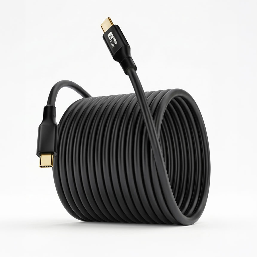 CtoC 100W 8K PD 3.2 초고속 충전 케이블 C타입 1m, 1개 - 상세 이미지 2