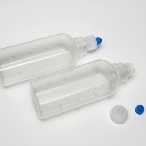 4매 1세트 200ml 국산 투약 병 약병 물약 통 투명 약국 병원 물약통 제약 용기 - 상품 이미지