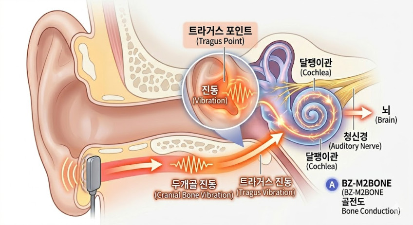 브리츠 런닝 방수 골전도 오픈형 블루투스 이어폰 BZ-M2BONE 판매처 상세 정보 이미지 4