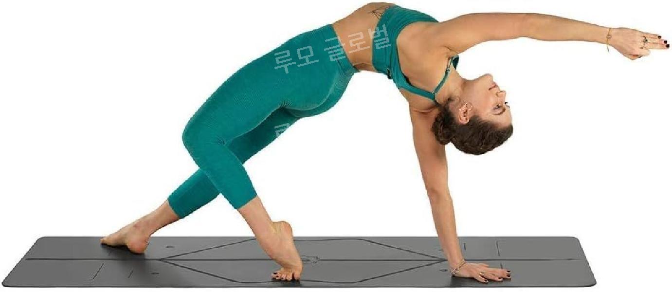 영국 정품 라이폼 천연고무 운동매트 요가 매트 논슬립 필라테스 프리미엄 Liforme 푸른 - 상세 이미지 5