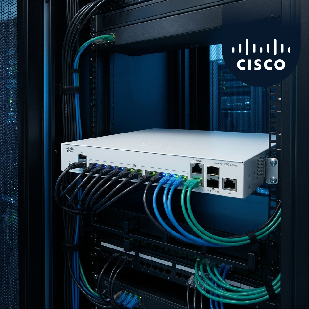 시스코 C1300-12XS 12포트 10G SFP+ 광스위치 관리형 네트워크 스위치 - 상품 이미지
