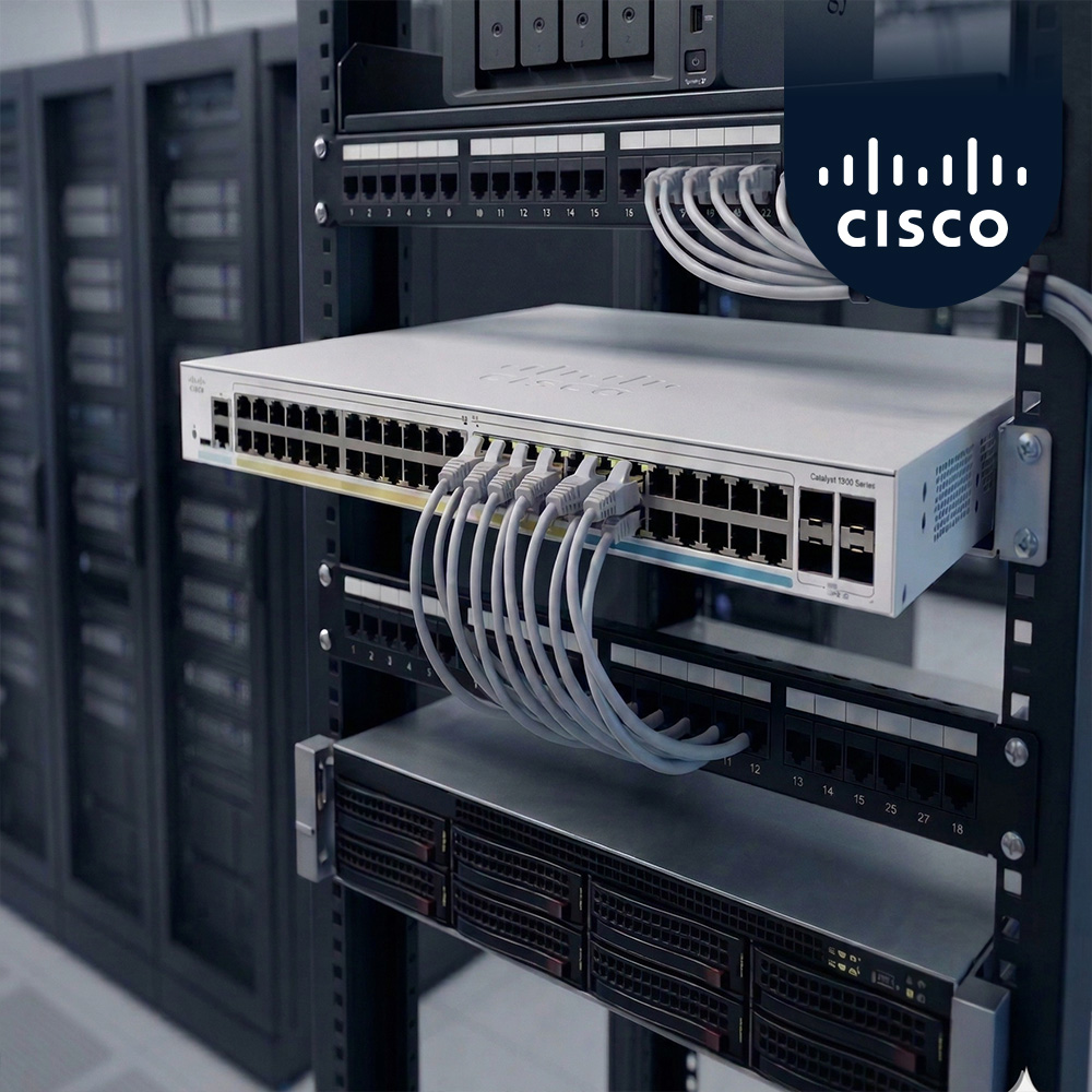 시스코 CISCO C1300-48P-4X 48포트 PoE+ 기가비트 스위치 10G 4SFP - 상품 이미지