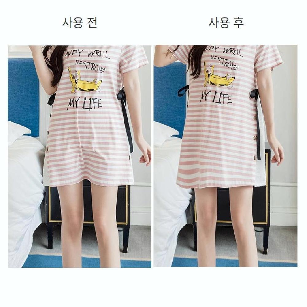 여성 속바지 치마 원피스 비침 노출 방지 Y존 커버 속바지 화이트 블랙 스킨 이미지 7
