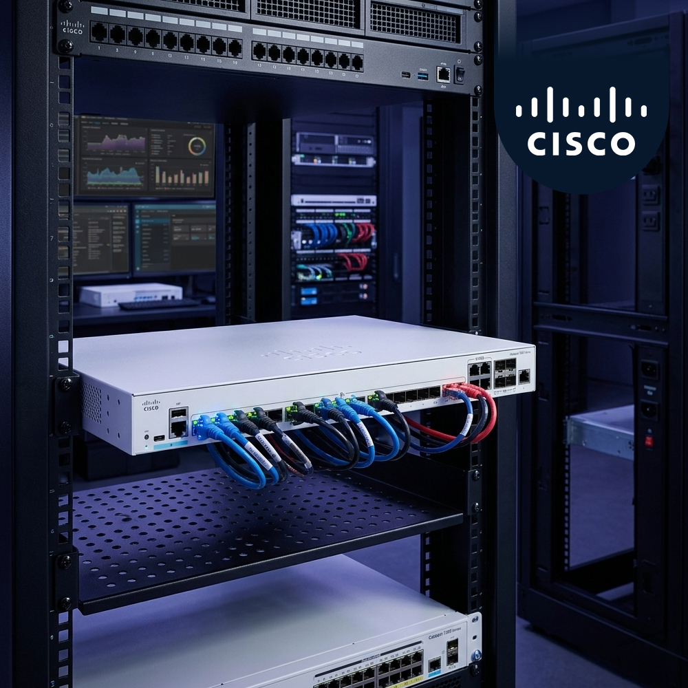 시스코 C1300-24XS 24포트 10G SFP+ 광스위치 관리형 네트워크 스위치 - 상품 이미지