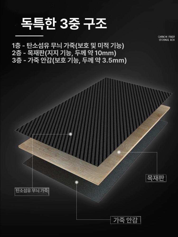 시계보관함 이동식 시계가방 시계보관가방 휴대용 10홀 12 슬롯 (브라운 라이닝) - 상세 이미지 5
