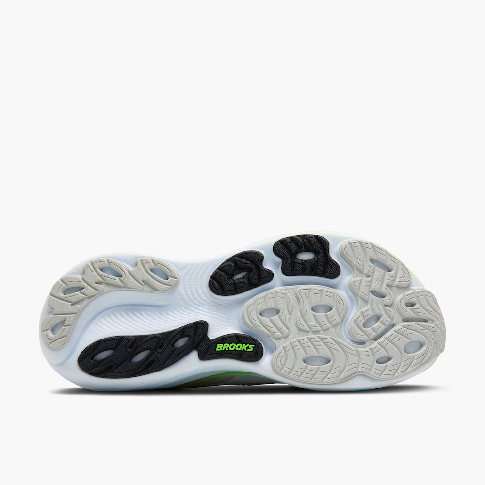 브룩스 Adrenaline GTS 25 남성 런닝화 운동화 Oyster/Green Gecko/Blue - 상세 이미지 4