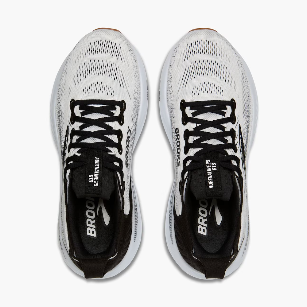 브룩스 Adrenaline GTS 25 남성 런닝화 운동화 White/Black/White - 상세 이미지 3