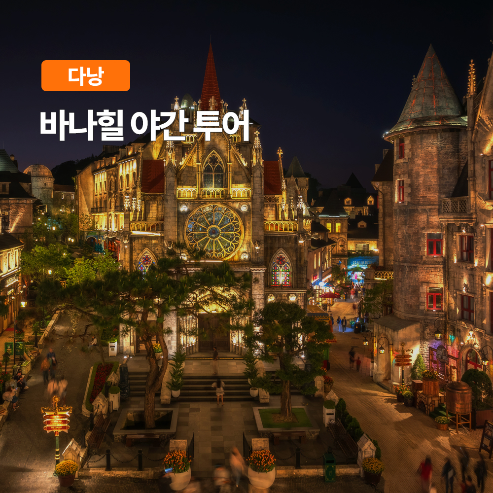 네이버 다낭 바나힐 야간투어 저녁뷔페 한국어가이드 케이블카 입장권