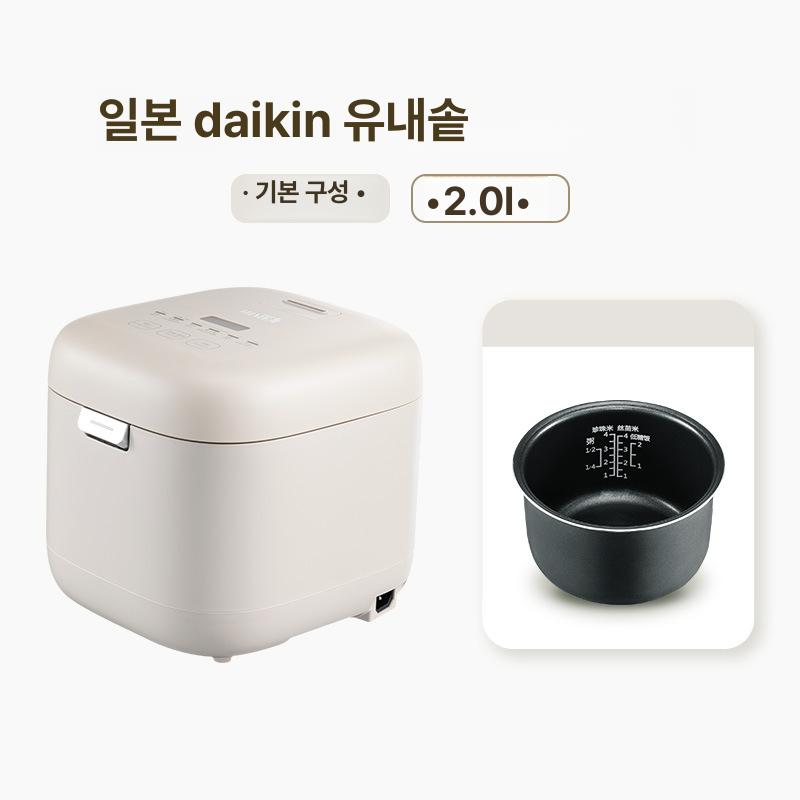 미니 소형 다기능 2L 내추럴우드 애프리콧화이트 (나노블랙골드) - 상세 이미지 2