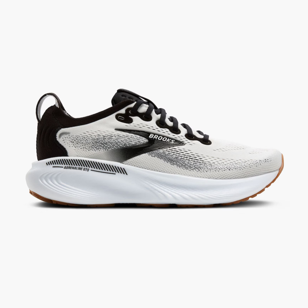 브룩스 Adrenaline GTS 25 남성 런닝화 운동화 White/Black/White - 상품 이미지