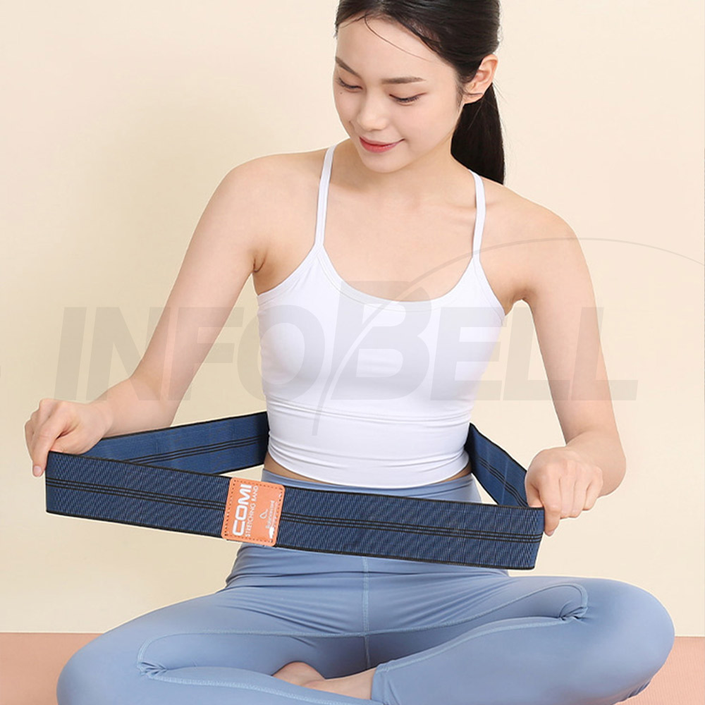 발란스코드 코미 스트레칭 밴드 홈트레이닝 다리 종아리 허벅지 엉덩이 힙업 허리 스트레칭 운동 밴드 - 상세 이미지 3