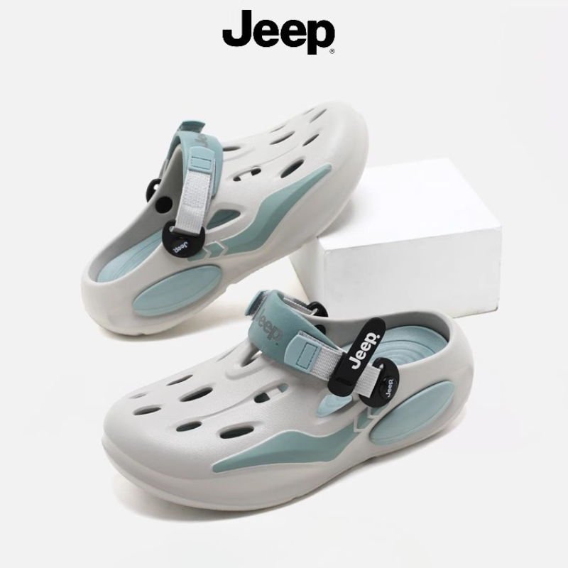 JEEP 남자 클로그 슬리퍼 남성 여름 샌들 키높이 신발 - 상세 이미지 5