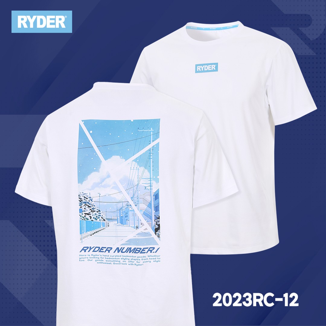 라이더 아울렛 2023RC-12 남여공용 반팔티셔츠 배드민턴 탁구 피클볼 스포츠의류 - 상품 이미지