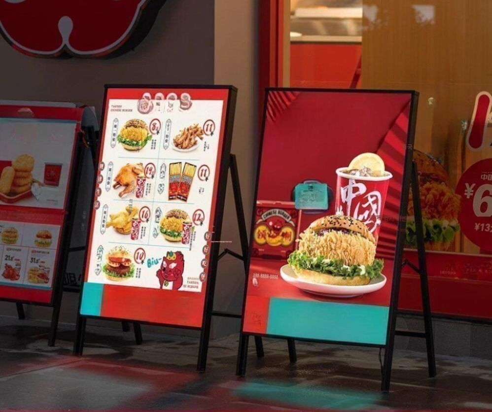 led 입간판 a형 포스터형간판 안내판 칠판 거치대 매장용 광고 철제배너 - 상세 이미지 2