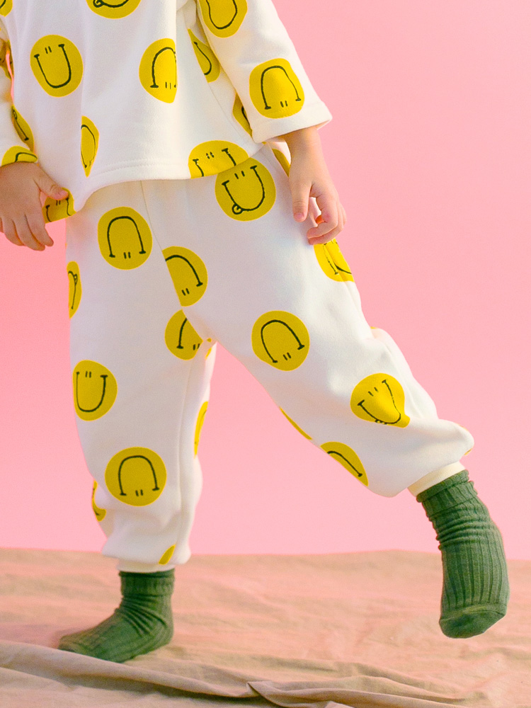 풀스마일기모팬츠 남아 여아 아동 데일리룩 등하원룩 나들이룩 바지