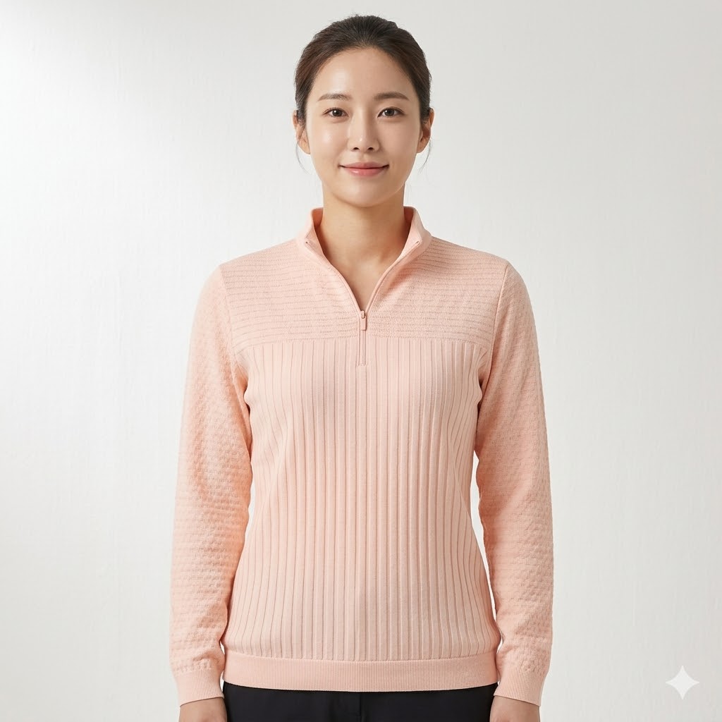 MILLET 밀레 여자 봄 아웃도어 심리스 스판 항균 등산 긴팔티셔츠 - 상품 이미지