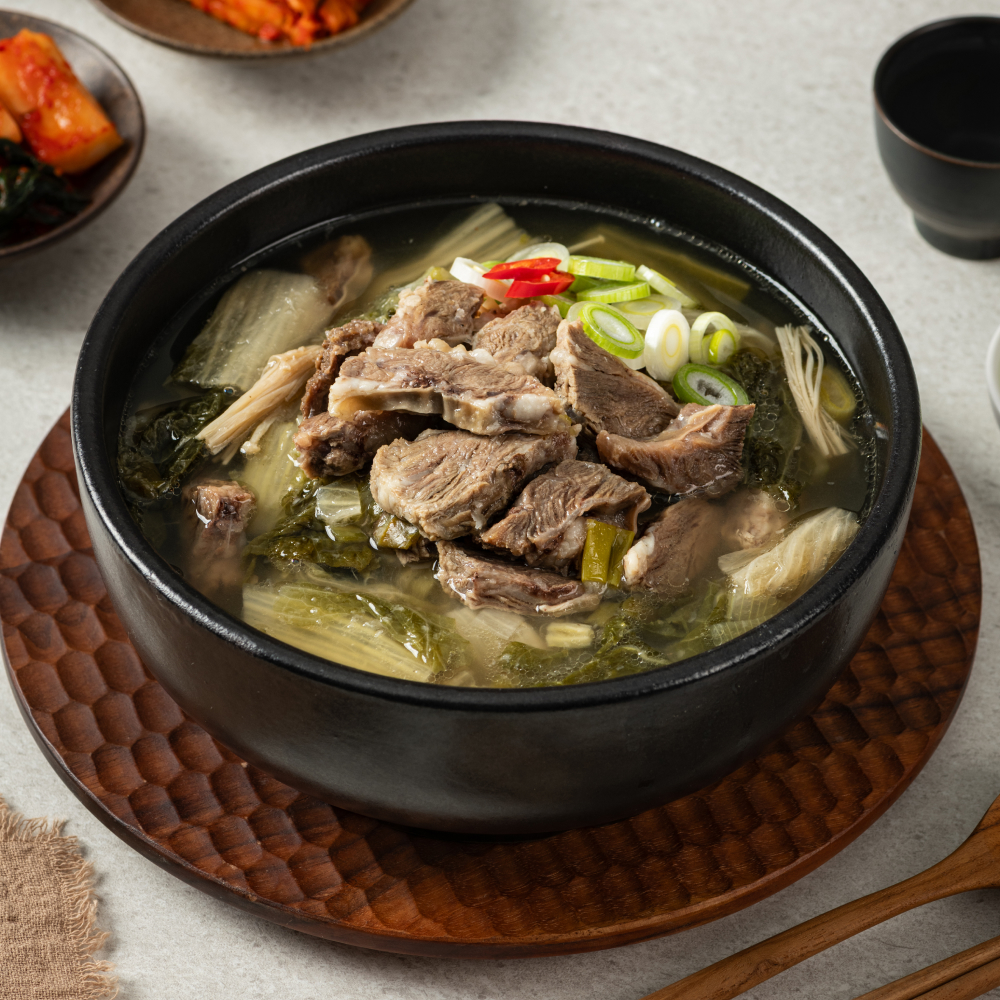 [1+1] 속편한 맑은 인계동 해장국 500g 소고기 우거지 국밥맛집 캠핑 - 상품 이미지