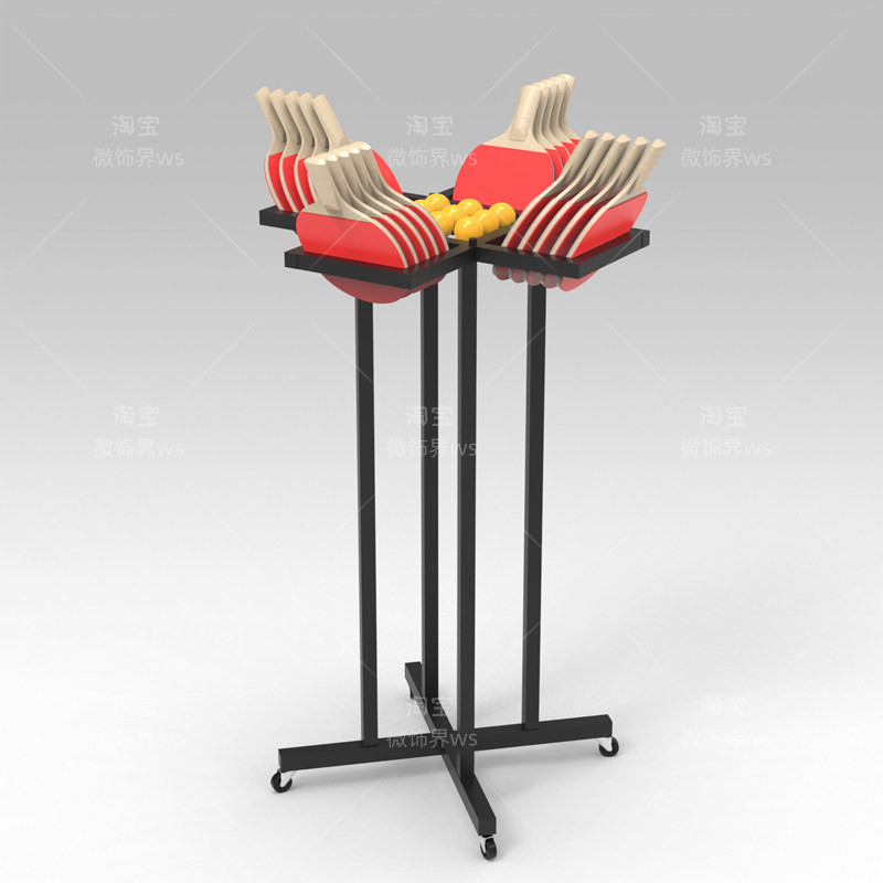 탁구채 거치대 라켓 정리대 타구 탁구 탁구장 보관함 진열대 - 상세 이미지 3