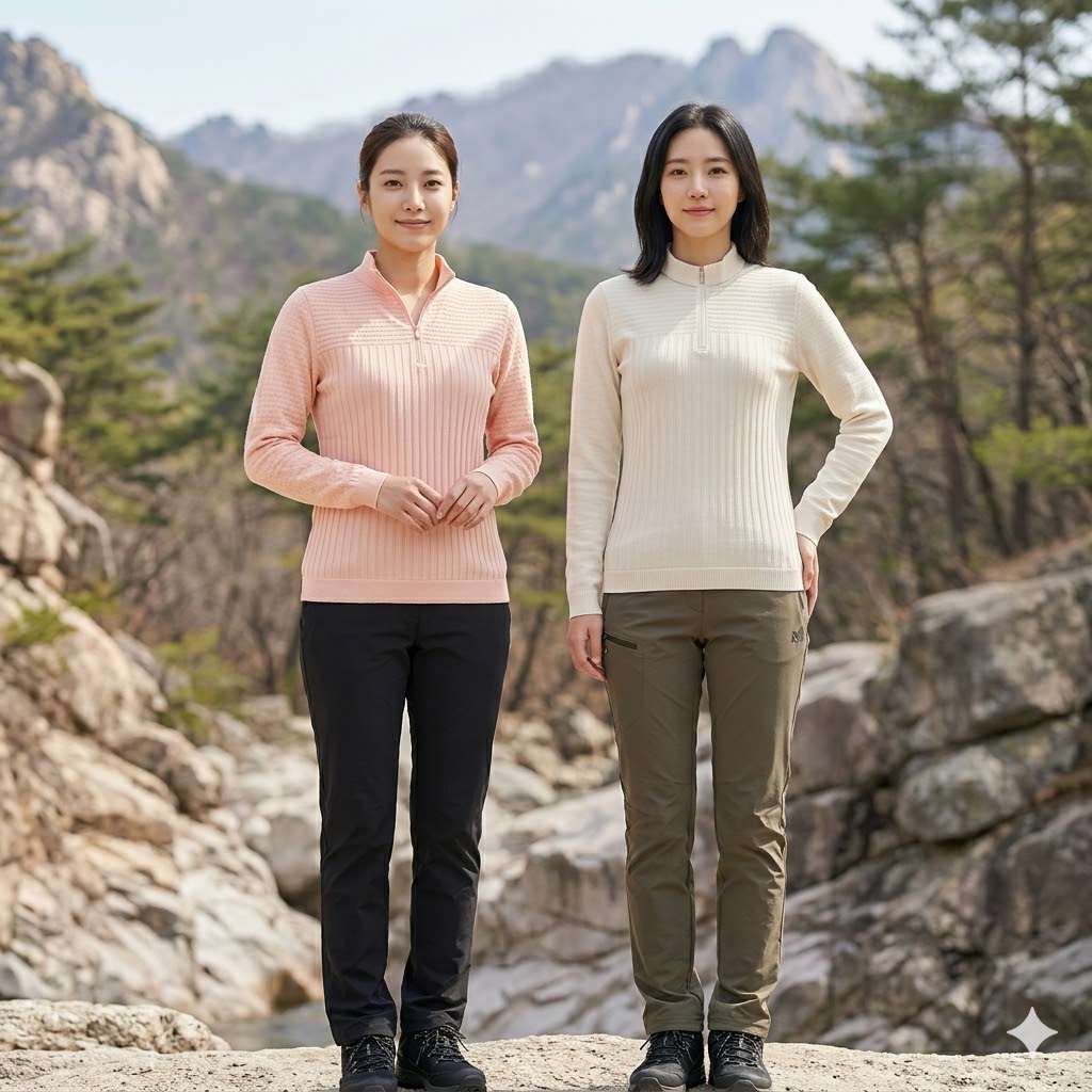 MILLET 밀레 여성 봄 아웃도어 심리스 스판 항균 등산 긴팔티셔츠 - 상세 이미지 4