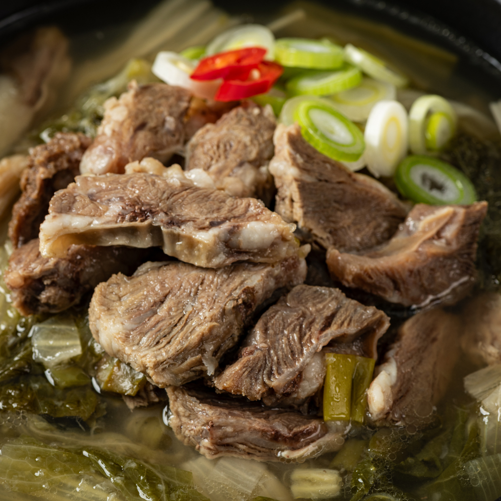 [1+1] 속편한 맑은 인계동 해장국 500g 소고기 우거지 국밥맛집 캠핑 - 상세 이미지 4