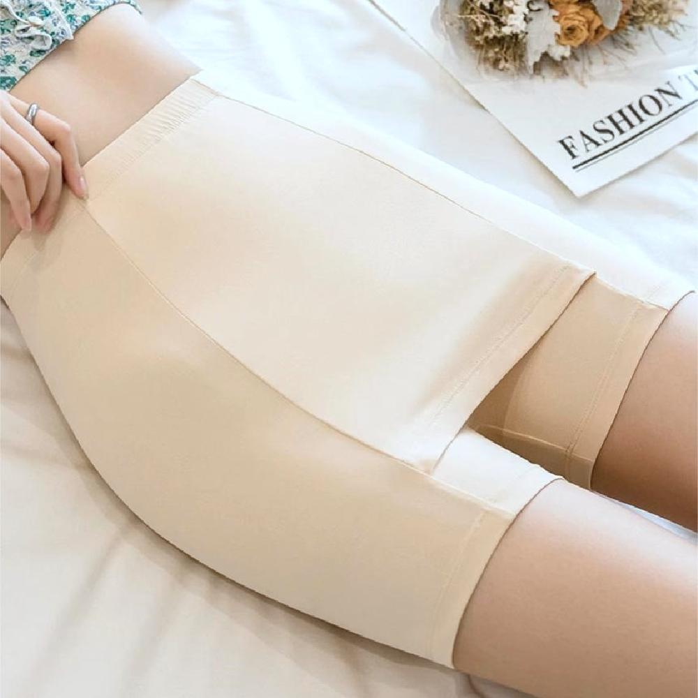 여성 속바지 치마 원피스 비침 노출 방지 Y존 커버 속바지 화이트 블랙 스킨 - 상세 이미지 3
