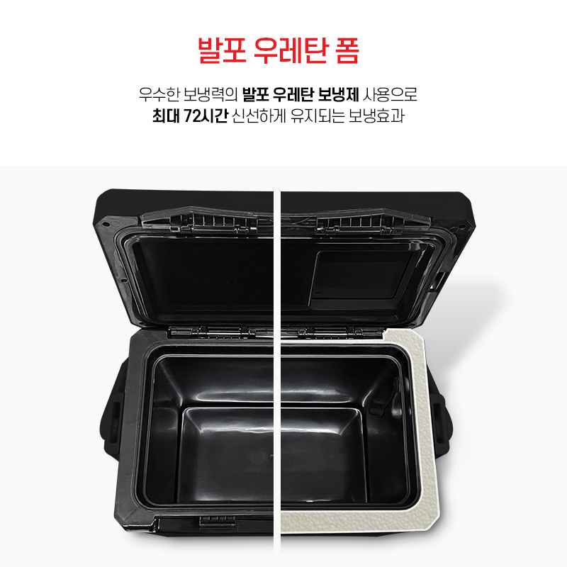 낚시 쿨백 아이스박스 야이바엑스 쿨러 보냉 캠핑 다용도 휴대용 10L 블랙 - 상세 이미지 4
