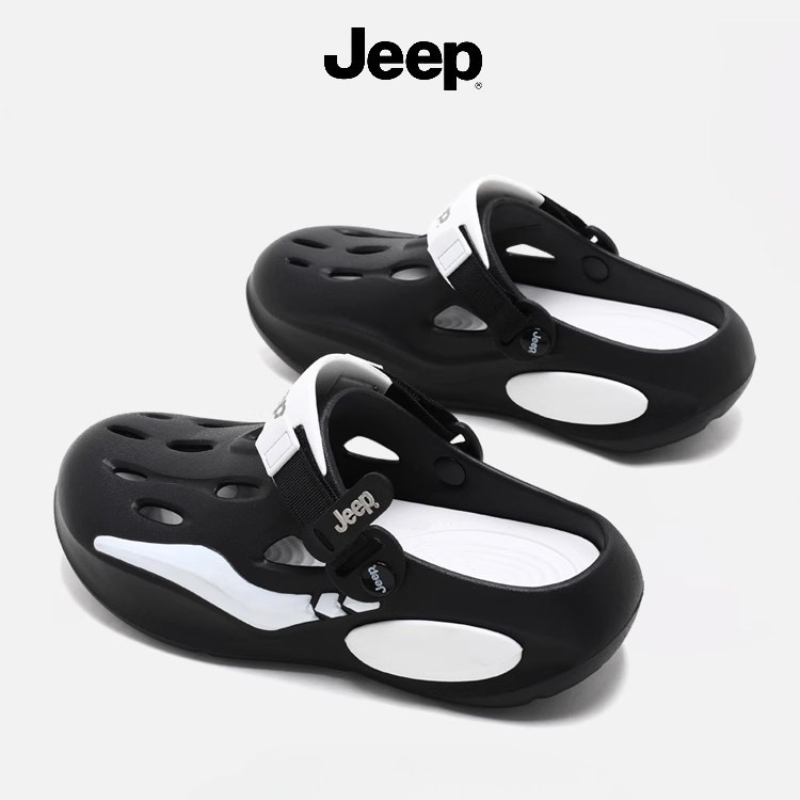 JEEP 남자 클로그 슬리퍼 남성 여름 샌들 키높이 신발 - 상세 이미지 3