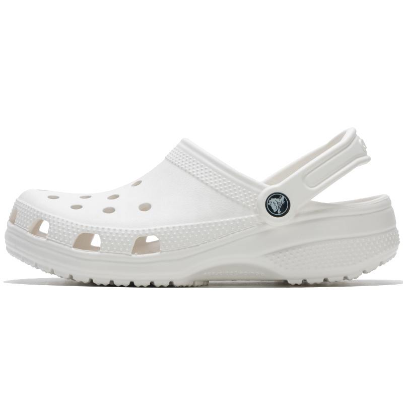 크록스 클래식Clog 화이트 슬리퍼