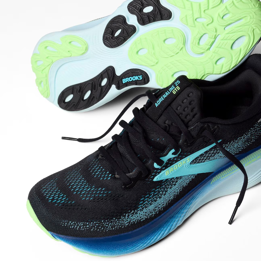 브룩스 Adrenaline GTS 25 남성 런닝화 운동화 Black/Ipanema/Mint - 상세 이미지 5