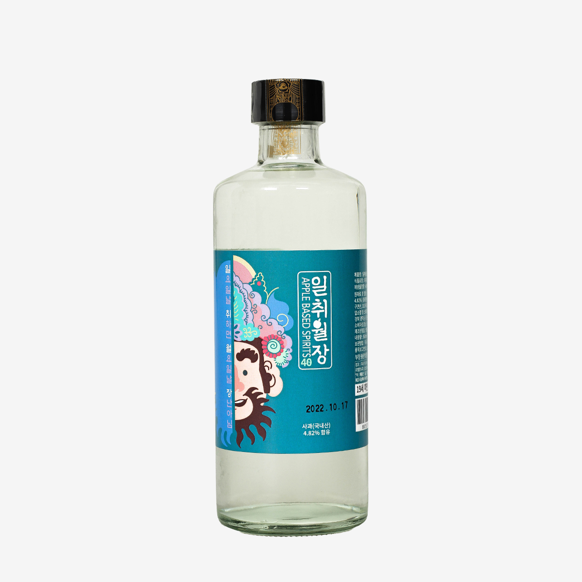 사과 증류주 리큐르 일취월장 40도 360ml, 1개 - 상품 이미지