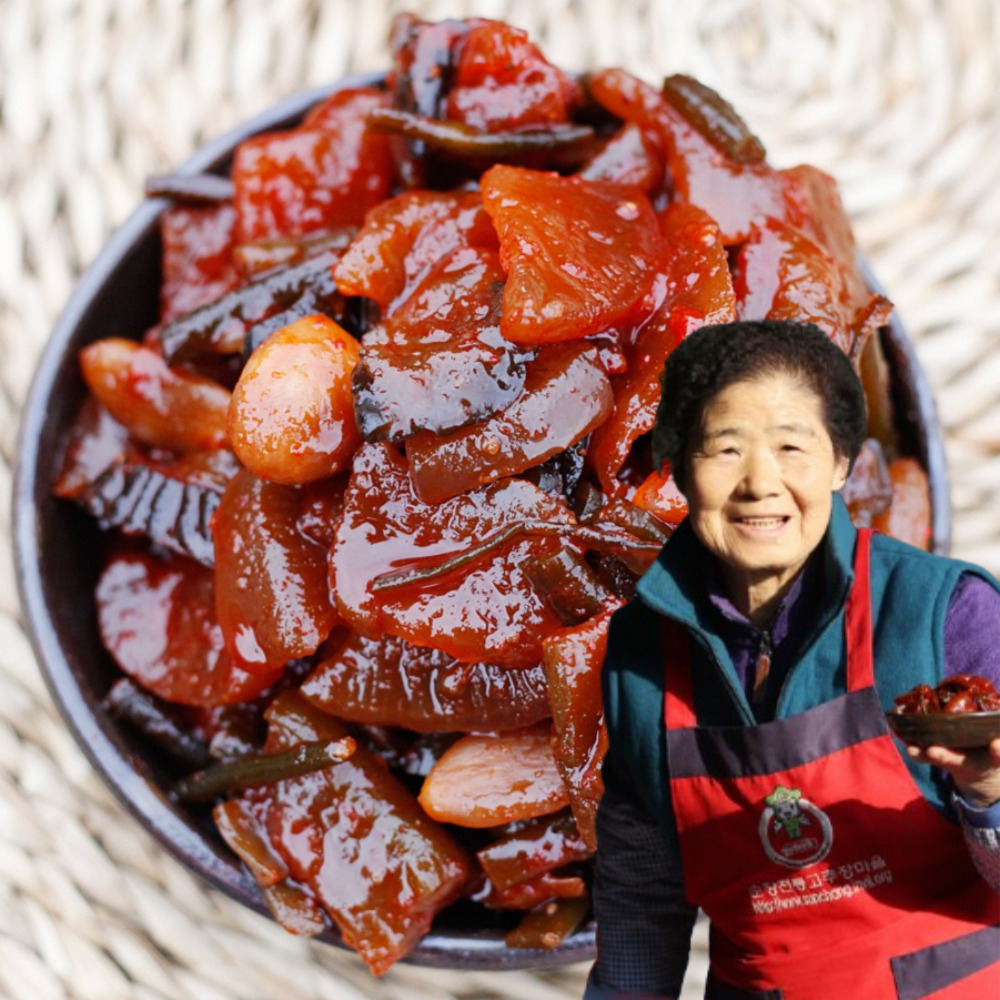 박복래 기능인의 모듬장아찌 1kg 순창명진전통고추장 - 상품 이미지