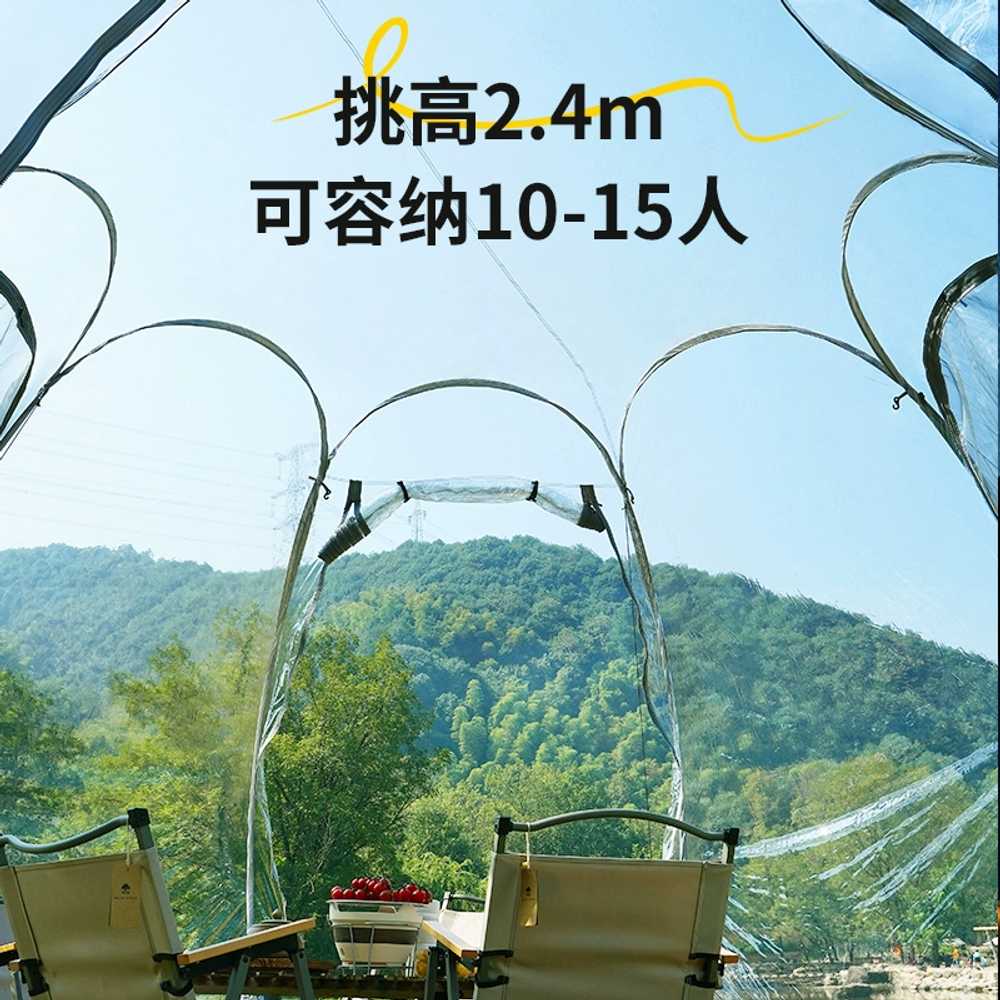 투명 이글루 돔 온실 버블하우스 용 텐트 6각 쉘터 정자 - 상세 이미지 3