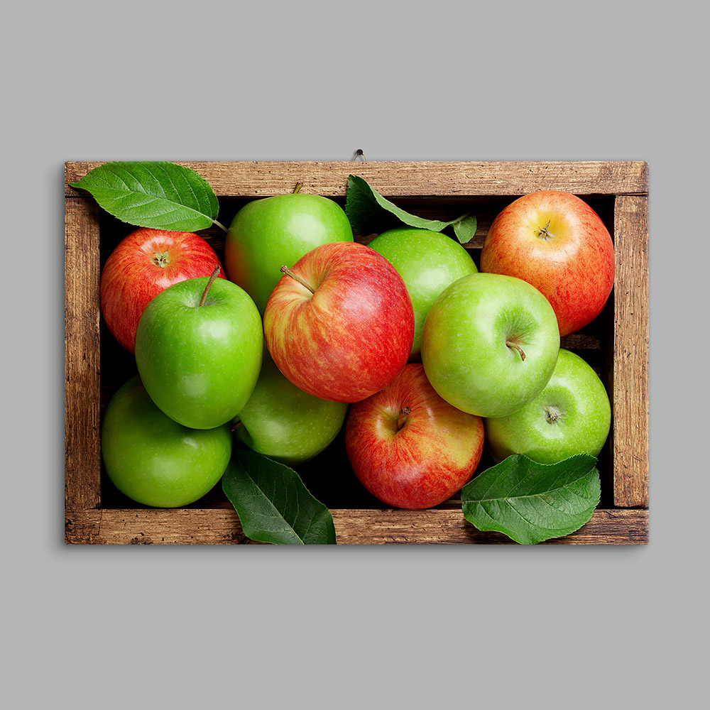 돈들어오는 생기 청사과 홍사과 한궤짝 그림 액자 대형 주방 거실 풍수인테리어 - 상품 이미지