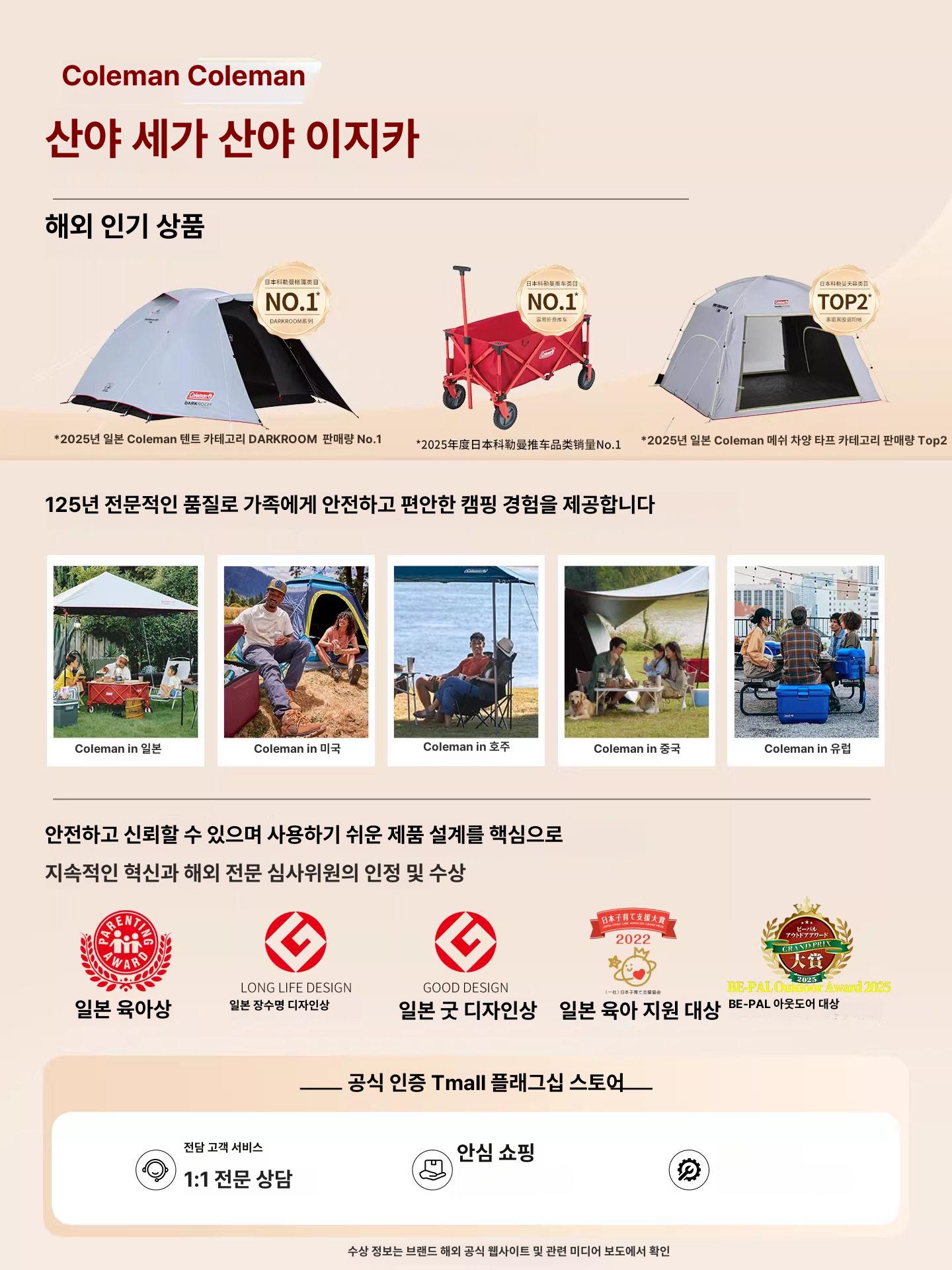 아이스박스 견고한 플라스틱 캠핑 피크닉 야외 휴대용 소형 글레이셔 블루 - 상세 이미지 5