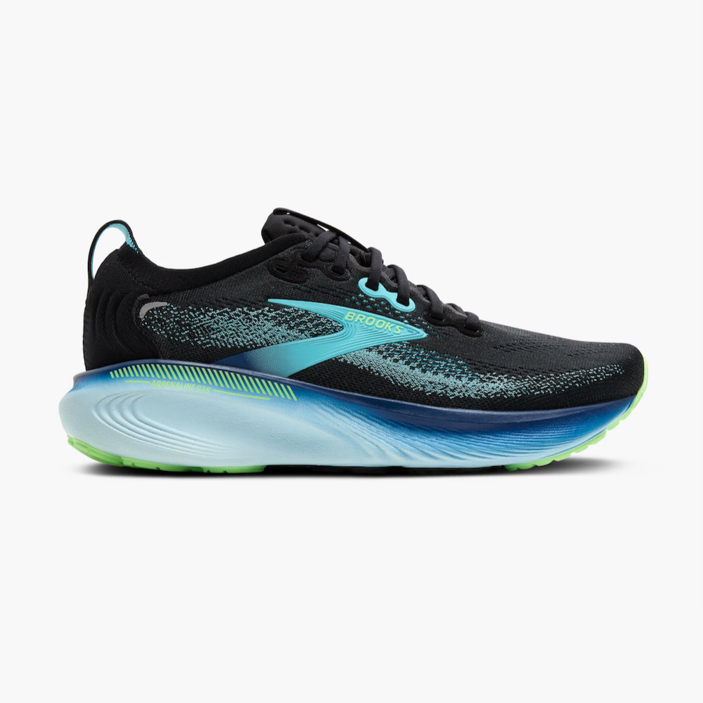 브룩스 Adrenaline GTS 25 남성 런닝화 운동화 Black/Ipanema/Mint - 상품 이미지