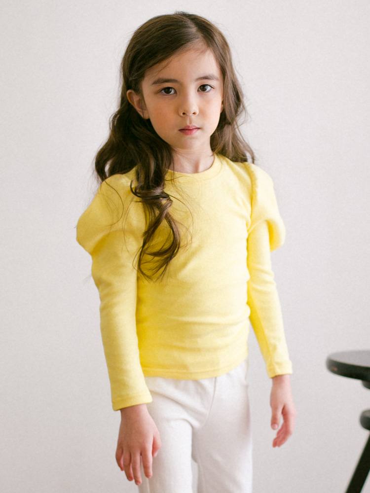 캔디퍼프티 여아 아동 퍼프 기본 데일리룩 등하원룩 코디 티셔츠 - 상세 이미지 3