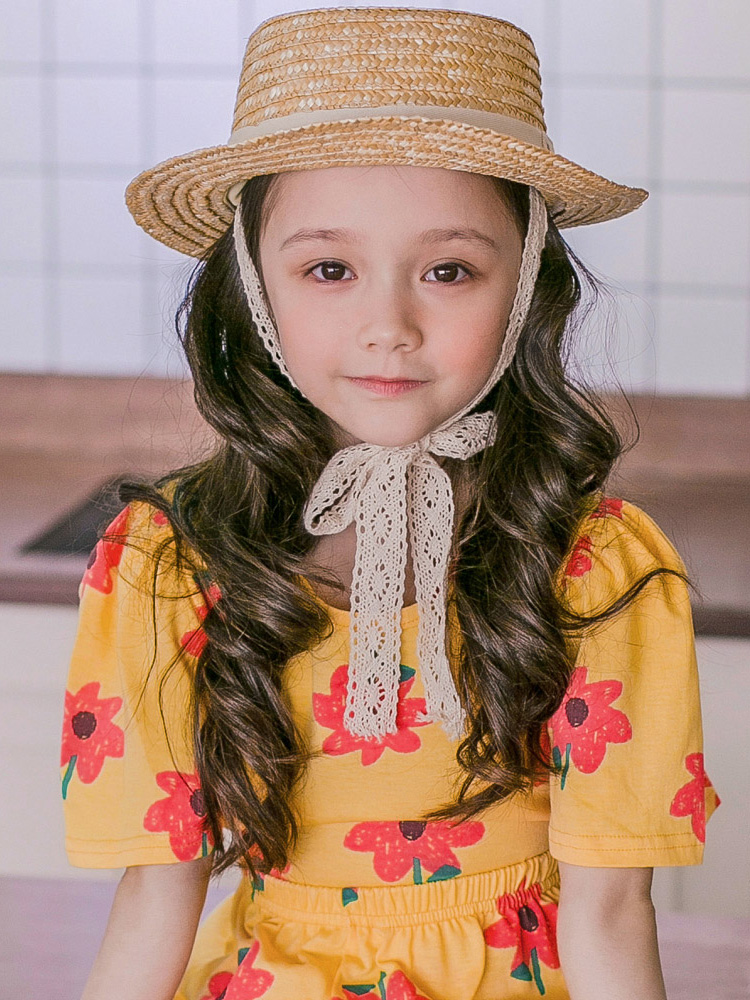 꽃나라티셔츠 여아 아동 셔링 플라워 등하원룩 자매룩 나들이룩 - 상세 이미지 2