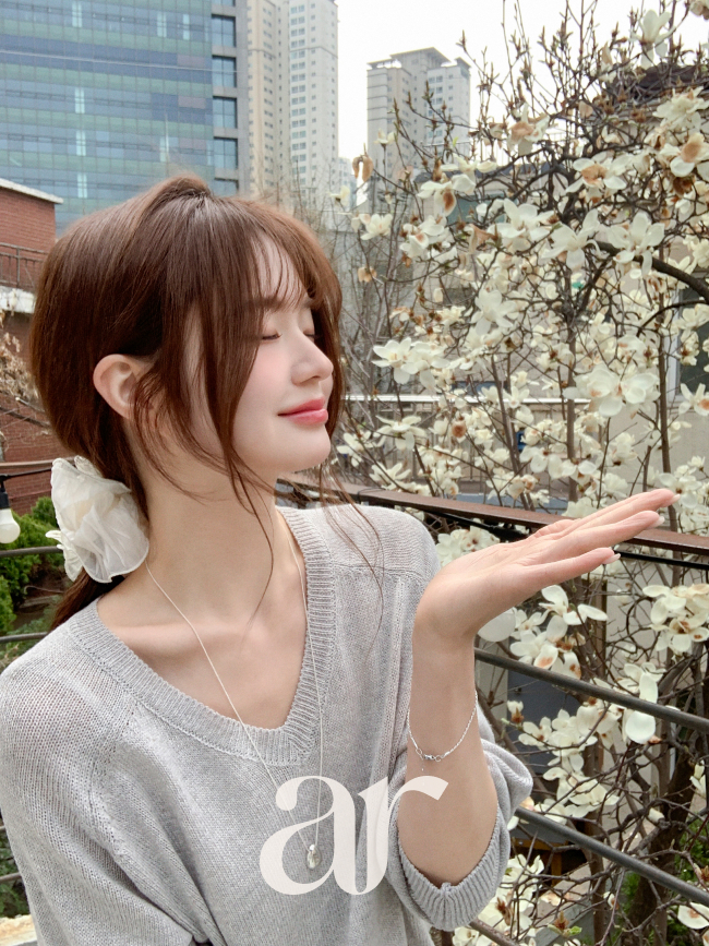 린넨 쿨 라운드넥 브이넥 니트 nt5518 이미지 4