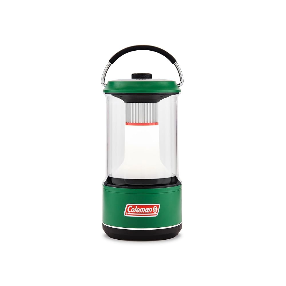 향상된 배터리 보호, 방수 기능을 갖춘 콜먼 1000L LED 랜턴, 다른 랜턴보다 최대 25 더 오래 지속되며 캠핑, 정전, 비상 상황 등에 적합합니다 600 Lumens - 상품 이미지