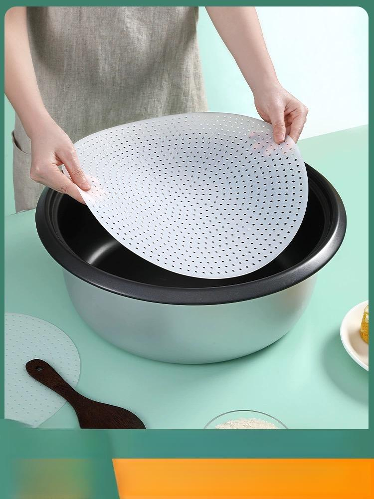 밥솥 실리콘 패드 붙음 17cm 깔개 직경 다용도 시트 지름 18cm - 상품 이미지