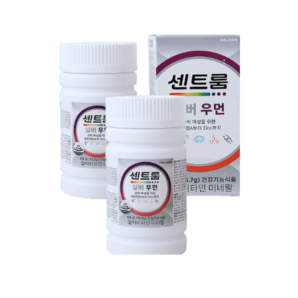 센트룸 실버우먼 멀티비타민 미네랄 (50정) x2개 - 상품 이미지