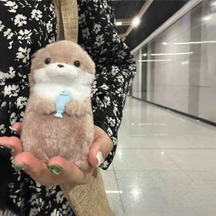 수달 왕 키링 인형 열쇠고리 백꾸 키홀더 동물 - 상품 이미지