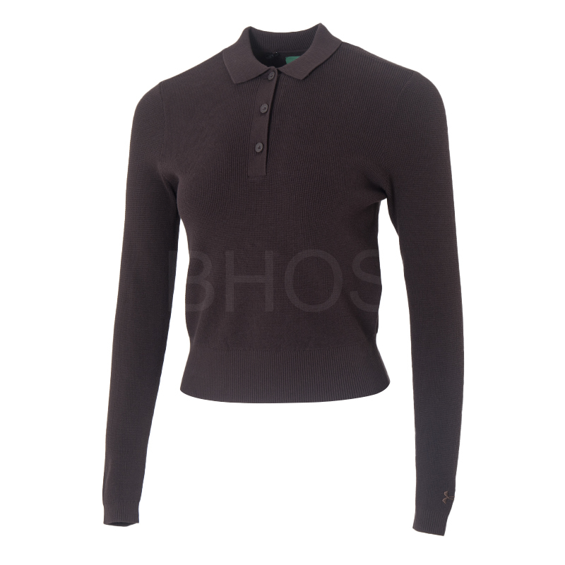 언더아머 UA Premier LS Sweatr Polo 브라운 여