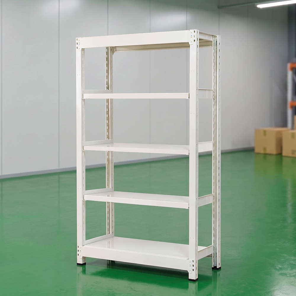 철제선반 중량랙 5단 조립식 앵글 무볼트 창고 선반 300kg 1200x600x1800 이미지 6