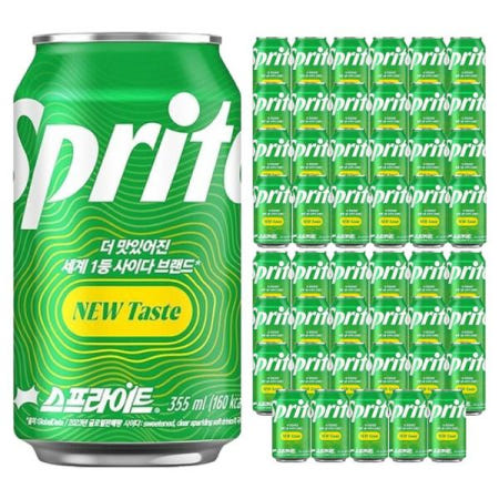 사이다 스프라이트 48캔 355ml (24캔x2박스)